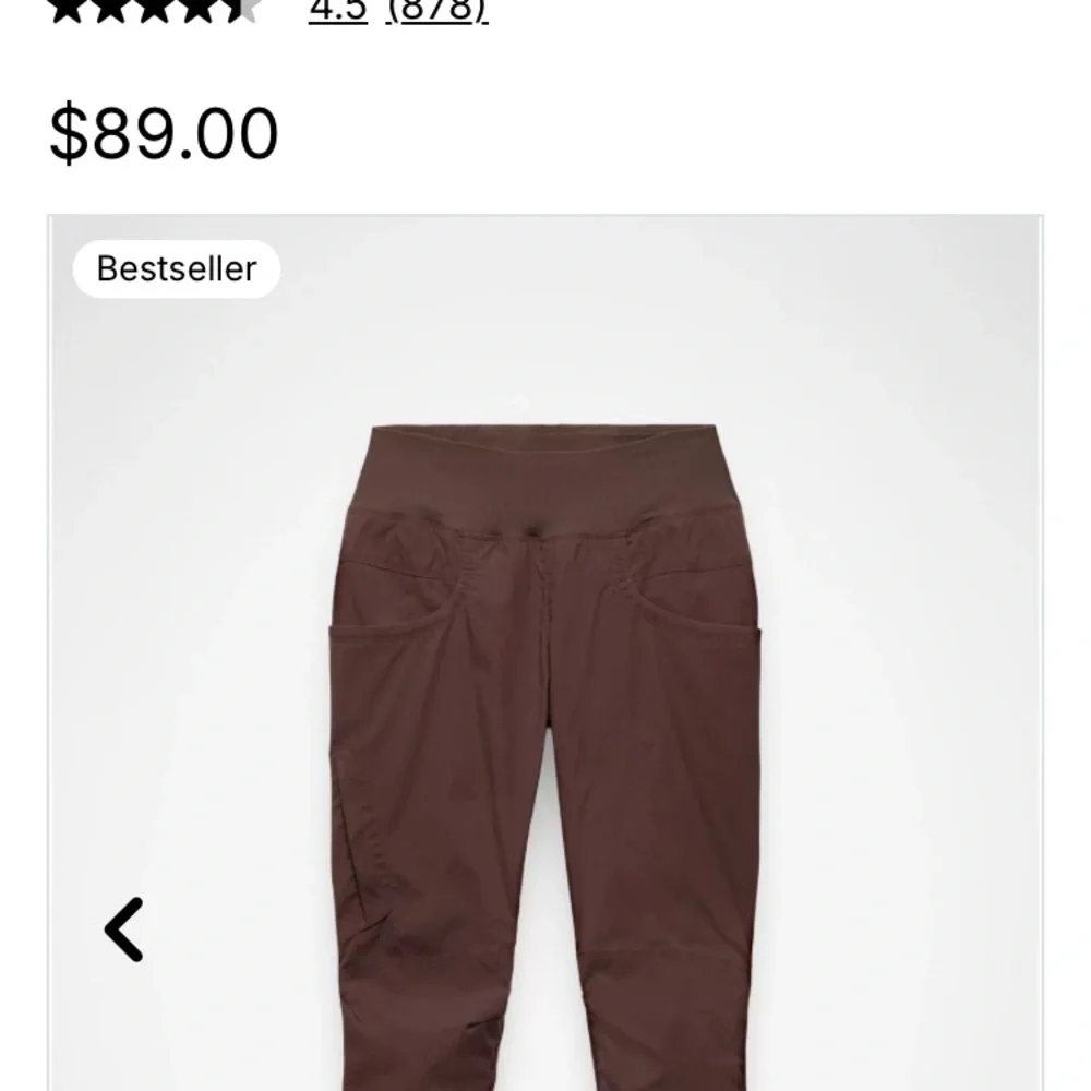 Prana Rust High-Waisted Pants - Picture 3 of 15